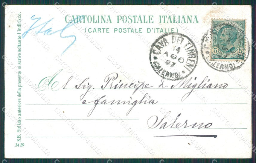 Salerno Cava de Tirreni cartolina XB1525 – retro