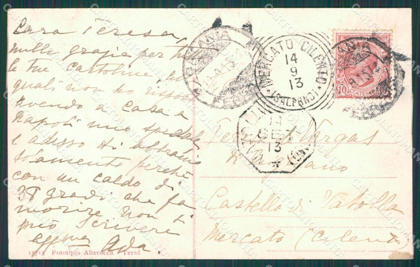Catania Città cartolina XB1530 – retro