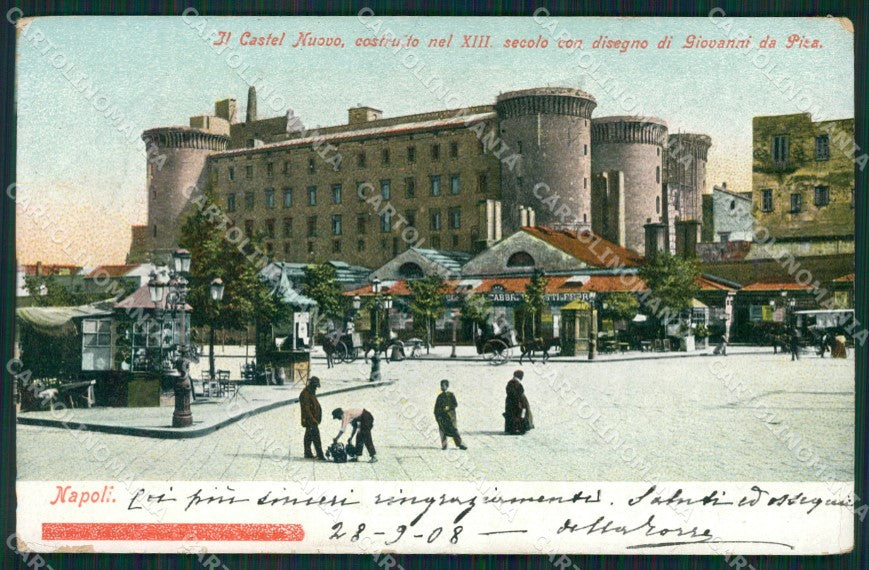 Napoli Città Castel Nuovo cartolina XB1531 – fronte