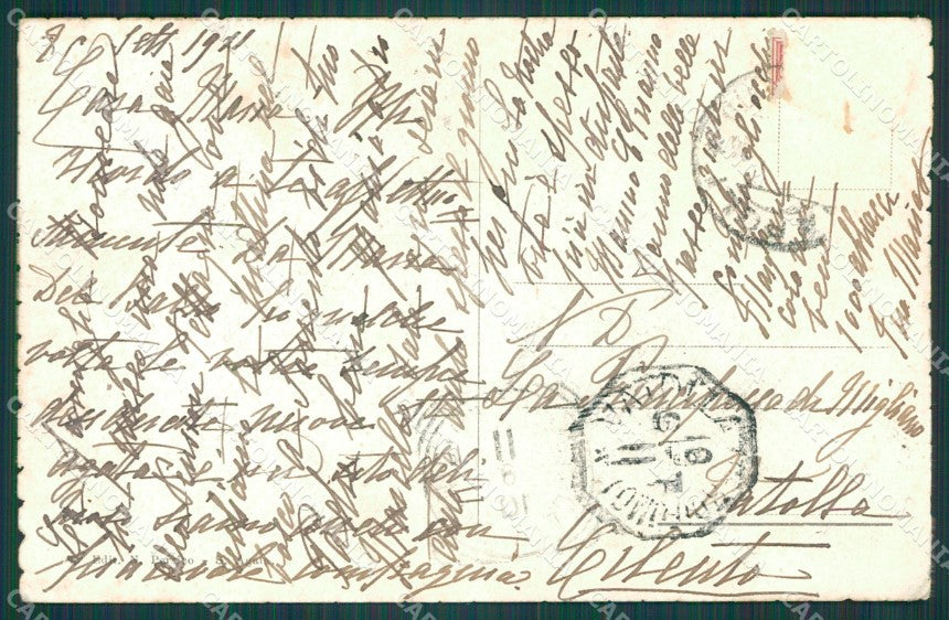 Napoli Massa Lubrense Sant'Agata sui due Golfi cartolina XB1540 – retro