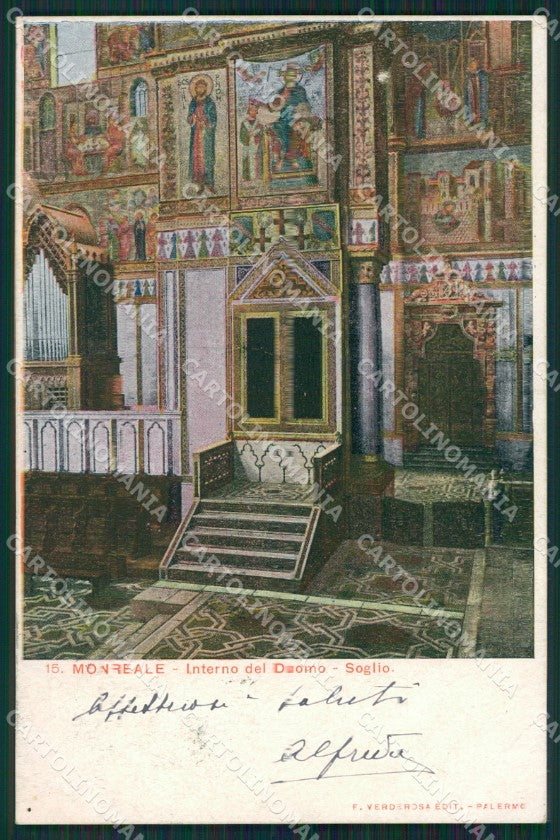 Palermo Monreale cartolina XB1546 – fronte