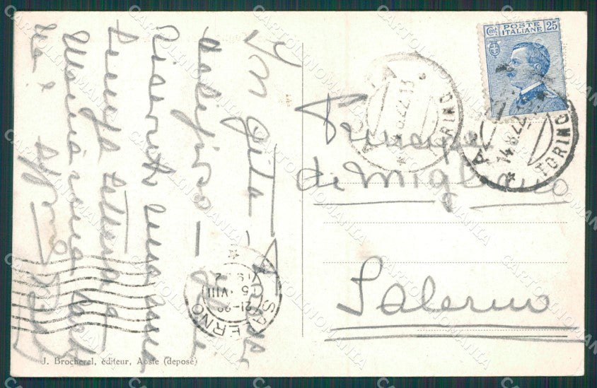 Aosta Cogne Monte Bianco cartolina XB1549 – retro