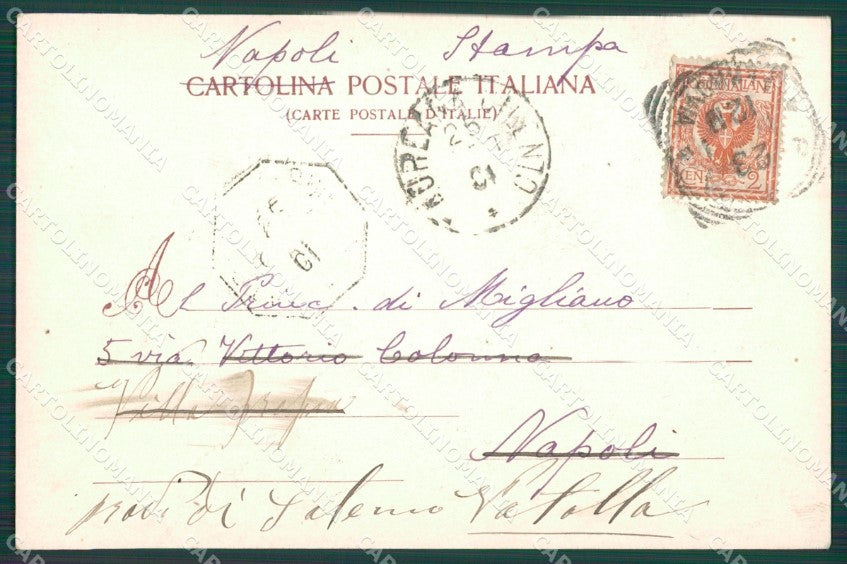 Genova Rapallo San Michele cartolina XB1594 – retro