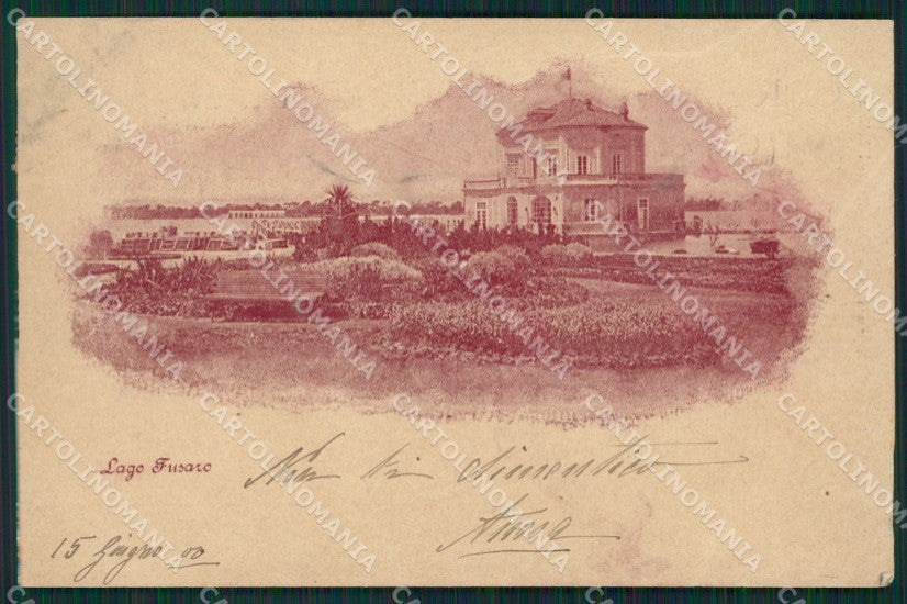 Napoli Bacoli Lago Fusaro FORO cartolina XB1605 – fronte