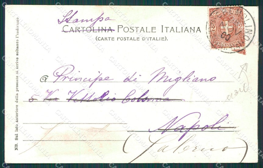Alessandria Cremolino PIEGA cartolina XB1618 – retro