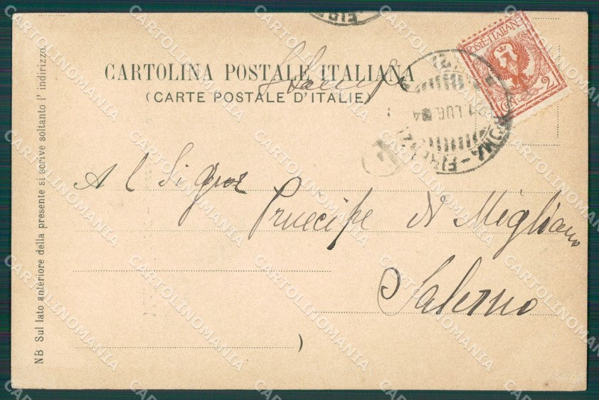 Firenze Reggello Vallombrosa PIEGHINA cartolina XB1632 – retro