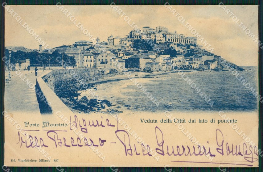 Imperia Porto Maurizio PIEGHINA cartolina XB1666 – fronte