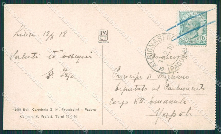 Padova Città cartolina XB1699 – retro