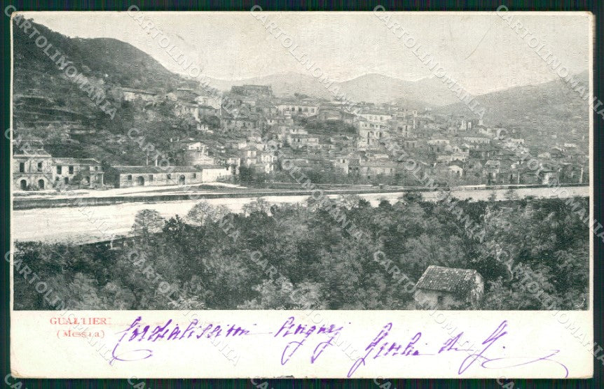 Messina Gualtieri Sicaminò cartolina XB1713 – fronte