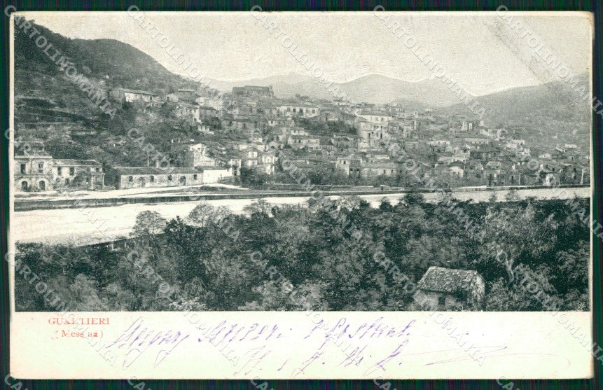 Messina Gualtieri Sicaminò cartolina XB1715 – fronte