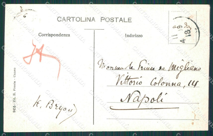 Cuneo Città Santuario cartolina XB1724 – retro