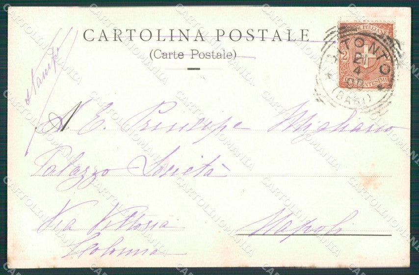 Bari Città cartolina XB1730 – retro