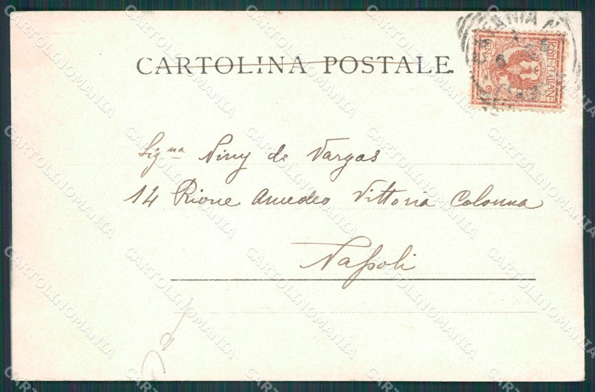 Catania Città STRAPPINO cartolina XB1742 – retro