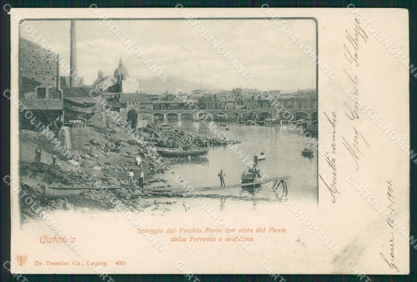 Catania Città cartolina XB1743 – fronte