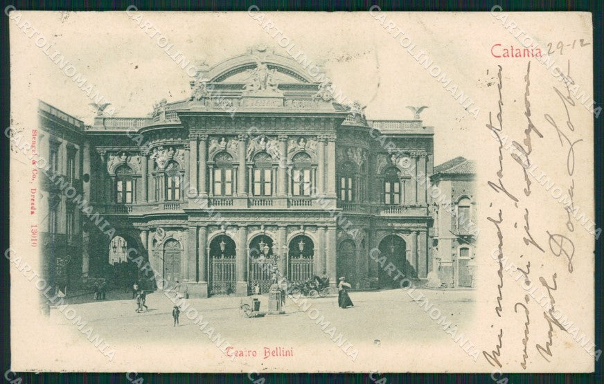 Catania Città Teatro cartolina XB1744 – fronte