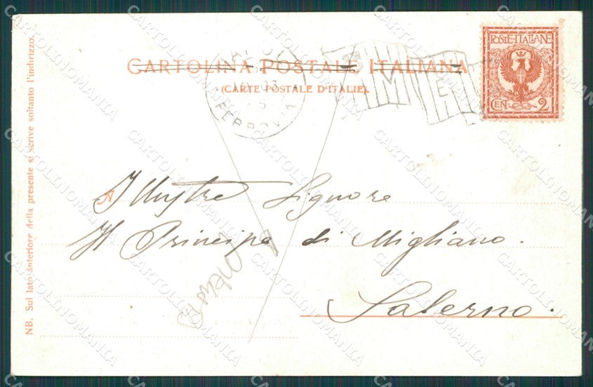 Catania Nicolosi Etna PIEGATA cartolina XB1745 – retro