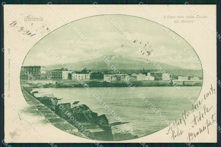 Catania Città Etna cartolina XB1747 – fronte