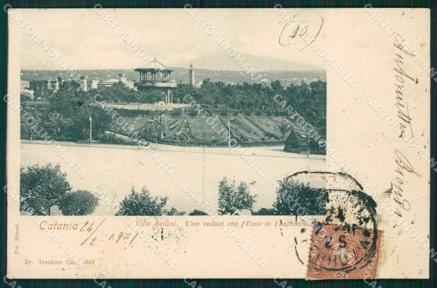 Catania Città Etna cartolina XB1748 – fronte
