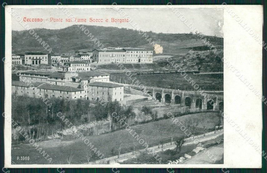 Frosinone Ceccano ABRASA cartolina XB1749 – fronte