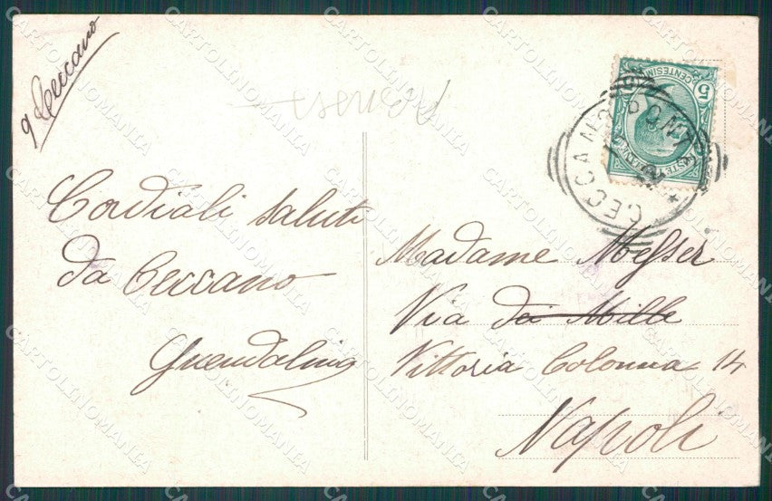 Frosinone Ceccano ABRASA cartolina XB1749 – retro