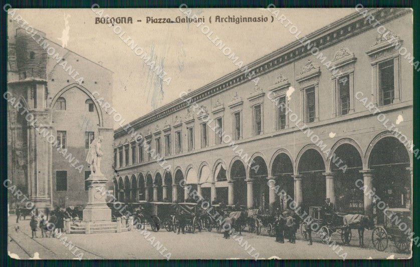Bologna Città Carrozze ABRASA cartolina XB1764 – fronte