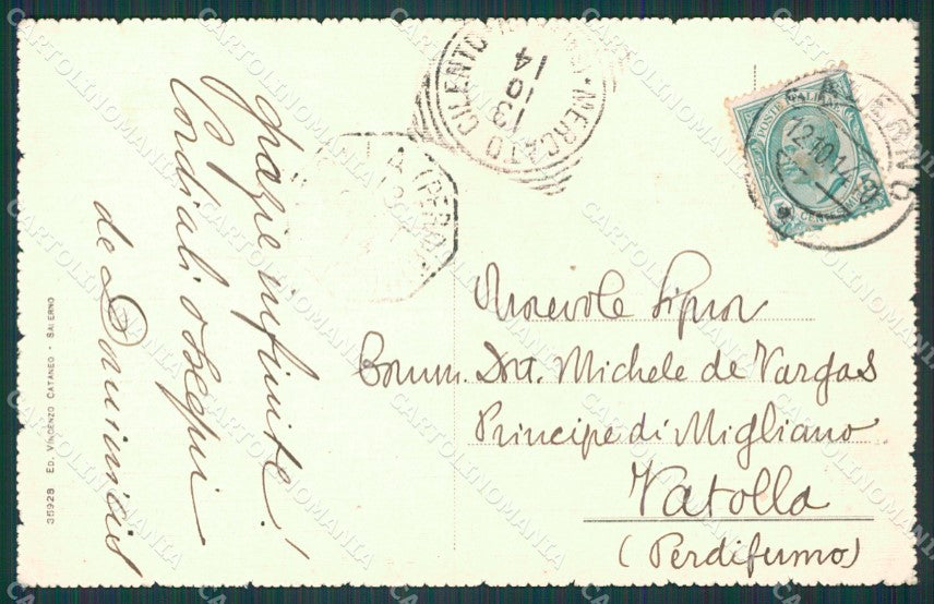 Salerno Città Magazzini Generali cartolina XB1768 – retro