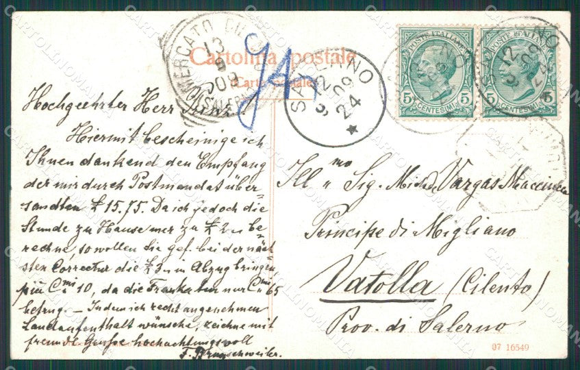 Salerno Città Magazzini Generali cartolina XB1769 – retro