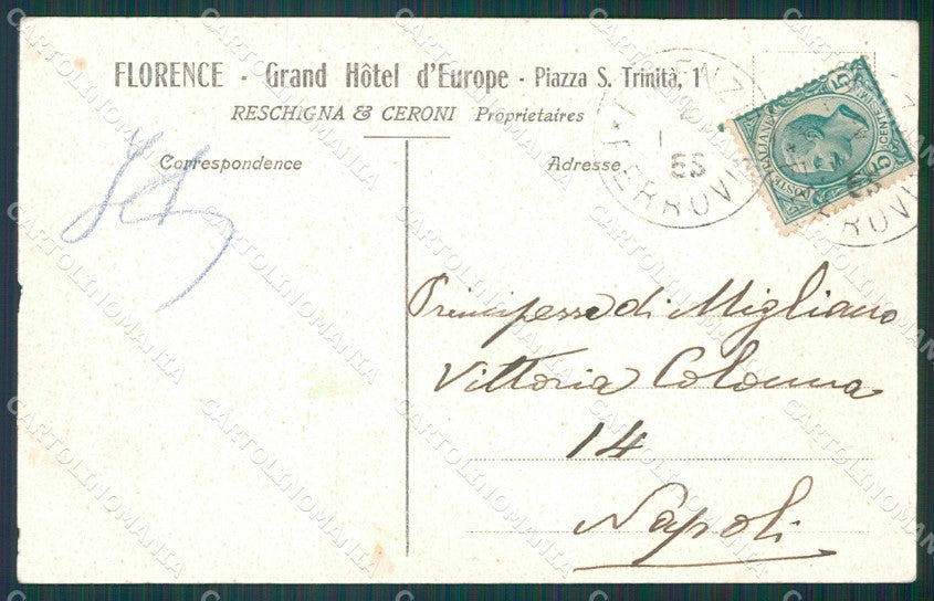 Firenze Città cartolina XB1775 – retro