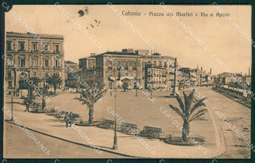 Catania Città ANGOLINO STRAPPATO MACCHIA cartolina XB1791 – fronte