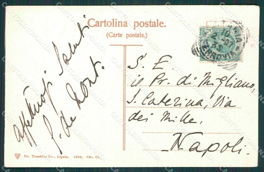 Catania Città cartolina XB1800 – retro