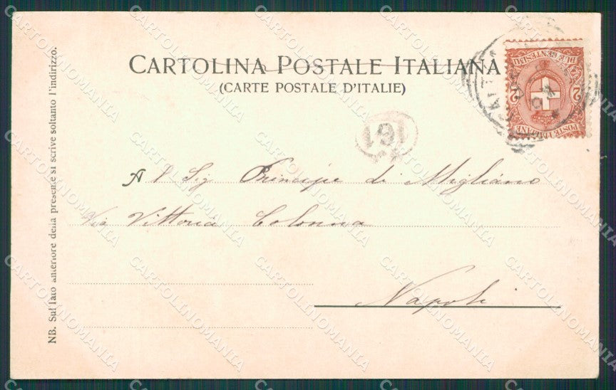 Caltanissetta Città Palazzo Provinciale cartolina XB1806 – retro