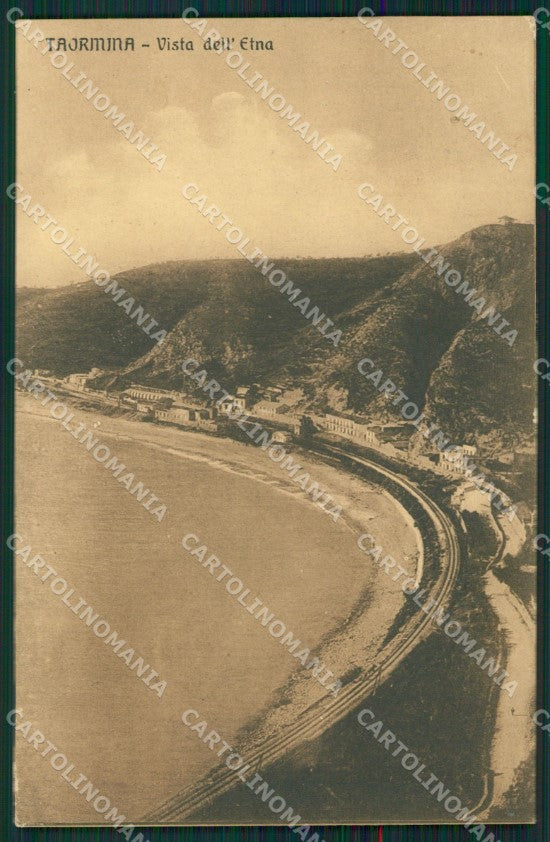 Messina Taormina cartolina XB1814 – fronte