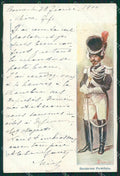 Roma Gendarme Pontificio Vaticano PIEGHINA STRAPPINO cartolina XB1834 – fronte