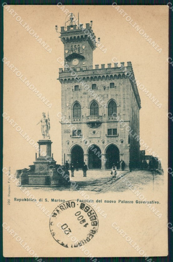 Rimini Repubblica San Marino Palazzo Governativo cartolina XB1847 – fronte