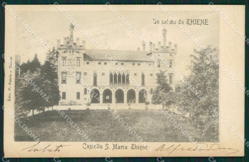 Vicenza Thiene Santa Maria di cartolina XB1849 – fronte