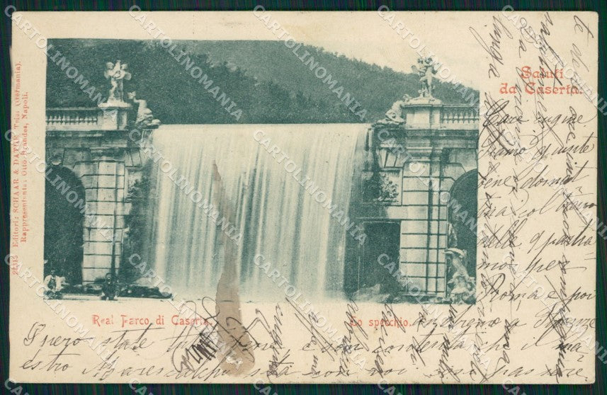 Caserta Città Parco Reale cartolina XB1850 – fronte