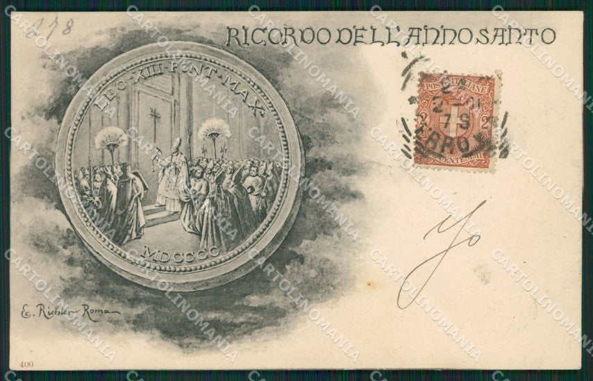 Roma Vaticano Papa XIII cartolina XB1859 – fronte