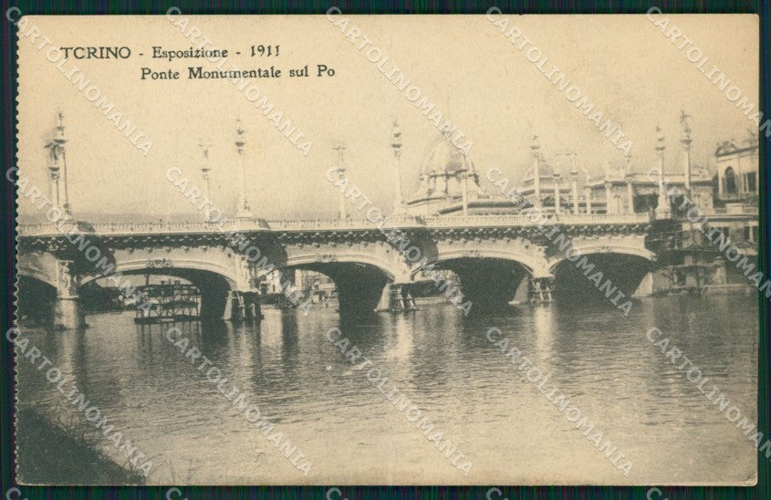 Torino Città Esposizione 1911 PIEGATA cartolina XB1880 – fronte