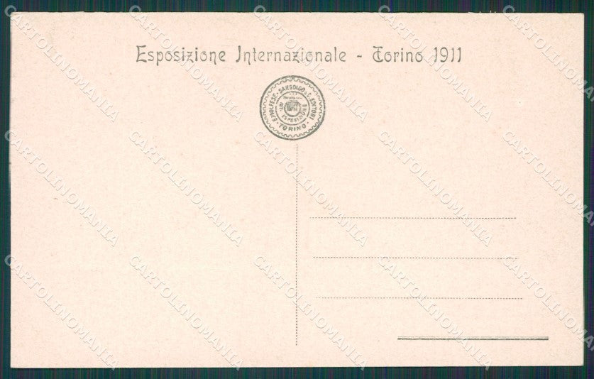 Torino Città Esposizione 1911 cartolina XB1881 – retro