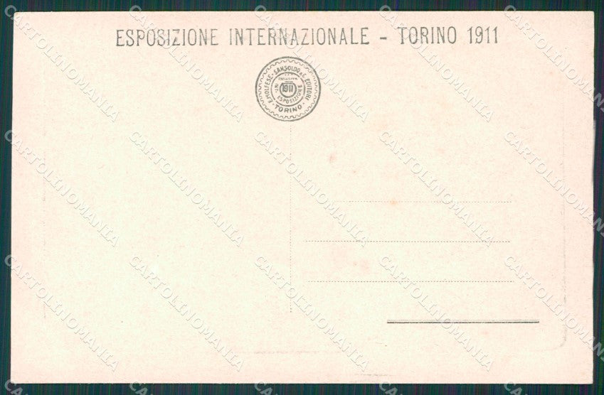 Torino Città Esposizione 1911 Padiglione Serbia cartolina XB1887 – retro