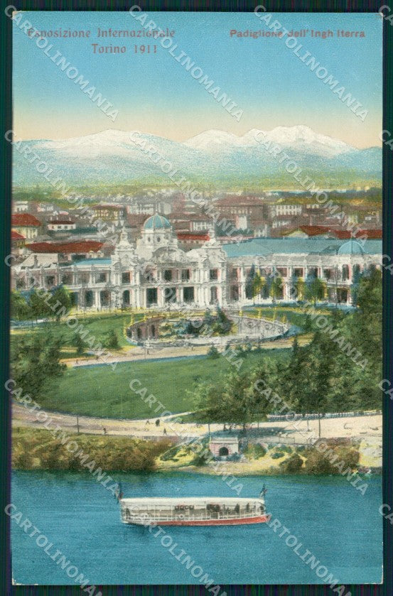 Torino Città Esposizione 1911 Padiglione Inghilterra cartolina XB1905 – fronte