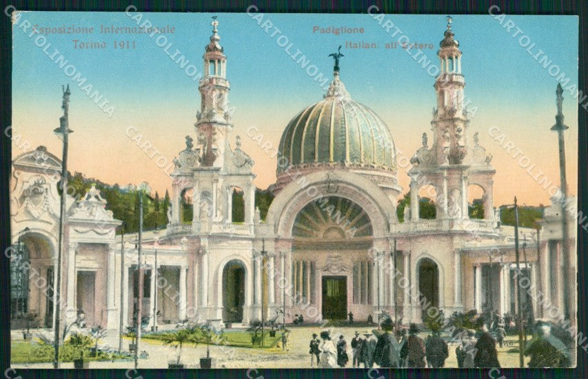 Torino Città Esposizione 1911 cartolina XB1909 – fronte