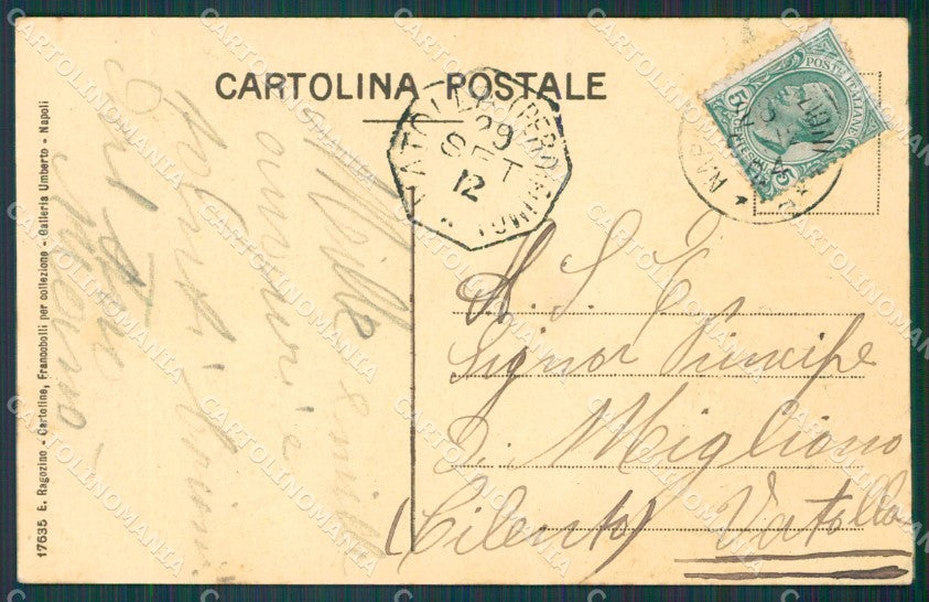Napoli Città cartolina XB1918 – retro