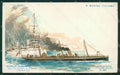Marina Militare Incrociatore Carlo Alberto PIEGHE cartolina XB1930 – fronte