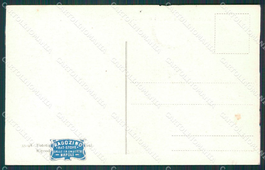 L'Aquila Avezzano Terremoto ABRASA cartolina XB1933 – retro