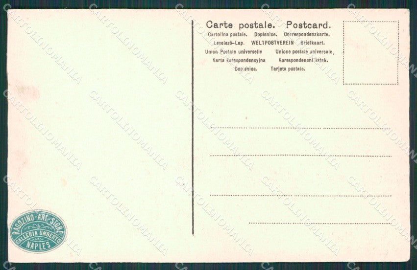 Messina Città FORO cartolina XB1974 – retro