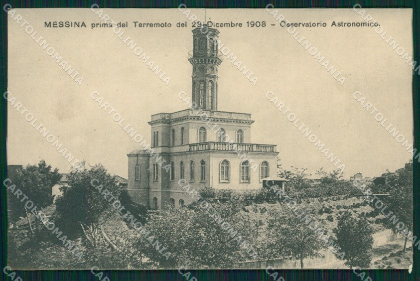 Messina Città Osservatorio Astronomico cartolina XB1977 – fronte