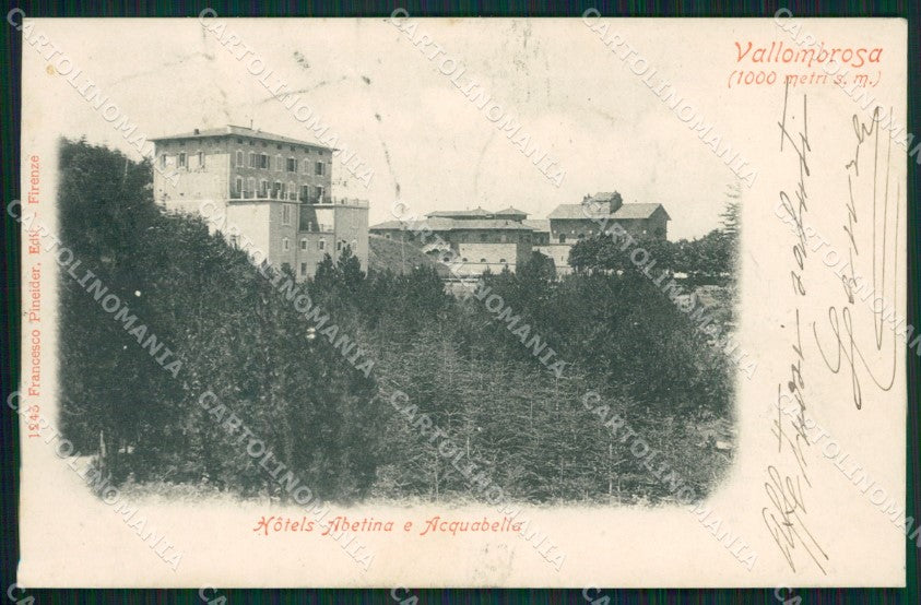Firenze Reggello Vallombrosa cartolina XB1983 – fronte