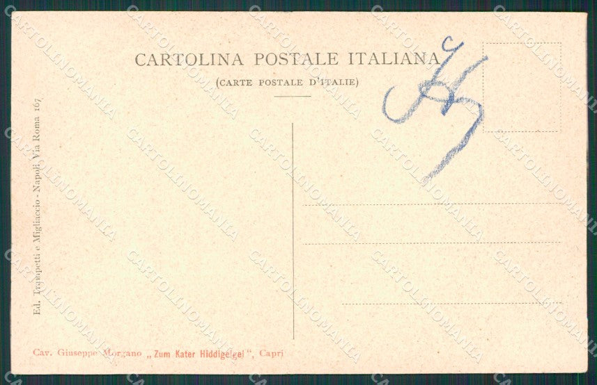 Napoli Capri cartolina XB1995 – retro