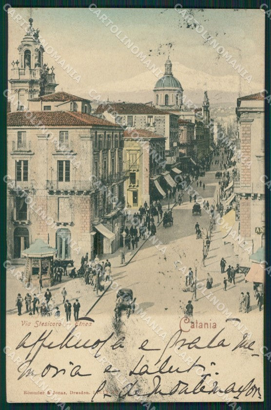 Catania Città cartolina XB1997 – fronte
